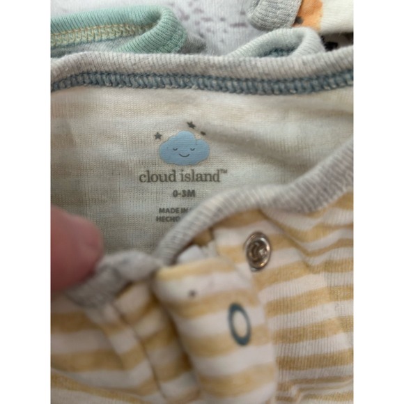 cloud island‎ sleepers 0-3 month lot of 5 - Picture 7 of 8